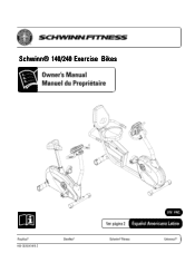 Schwinn 240 Recumbent Bike Owner's Manual