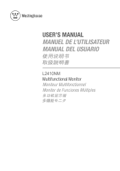 Westinghouse L2410NM User Manual