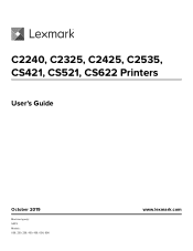 Lexmark C2240 Users Guide PDF