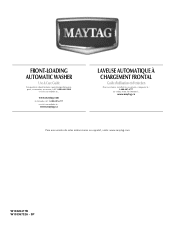 Maytag MHWE200XW Owners Manual