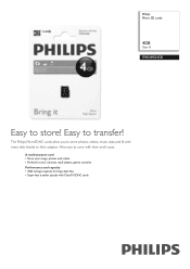 Philips FM04MD45B Leaflet