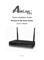 Airlink AR686W Quick Installation Guide