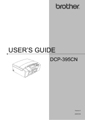 Brother International DCP-395CN Owners Manual - English