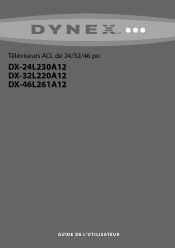 Dynex DX-32L220A12 User Manual (French)