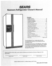 Kenmore 7759 Owners Manual