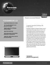 Panasonic Toughbook C2 Spec Sheet