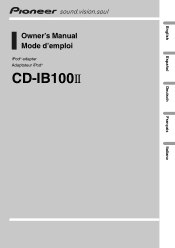 Pioneer CD-IB100II Owners Manual