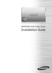 Samsung MZ-5PA256B Installation Guide (easy Manual) (ver.1.0) (English)