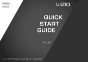 Vizio E500AR E500AR Quick Start Guide