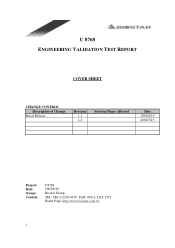 Biostar U8768 U8768 compatibility test report