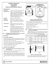 Bosch DS778 Installation Instructions