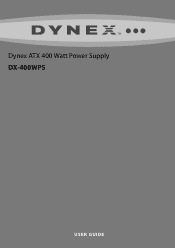 Dynex 400wps User Manual (English)