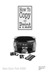 Epson Stylus Photo RX600 How To Copy and Print Booklet
