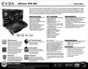 EVGA GeForce GTX 680 PDF Spec Sheet