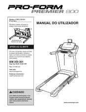 ProForm Premier 900 Treadmill Portuguese Manual
