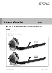 Stihl BR 550 Technical Guide