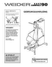 Weider Easy Compact 90 Dutch Manual