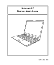Asus W7F W7 Hardware User's Manual for English Edtion (E2468)