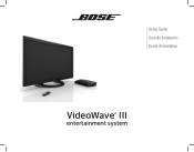 Bose Videowave III Entertainment Installation Guide