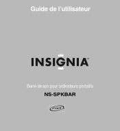 Insignia NS-SPKBAR User Manual (French)