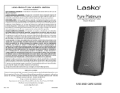 Lasko HF25630 User Manual