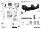 Philips HTS3051B Quick start guide