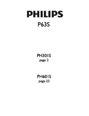 Philips US2-P63S User manual