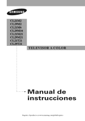 Samsung CL-29M21FQ User Manual (user Manual) (ver.1.0) (Spanish)