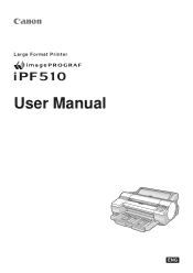Canon iPF510 iPF510 User Manual