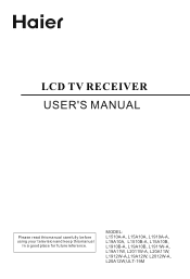 Haier L1910A-A User Manual