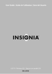 Insignia NS-LCD32 User Manual (English)