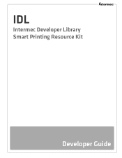 Intermec PC43d IDL Smart Printing Resource Kit Developer Guide