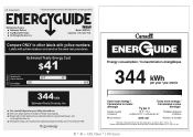 RCA RFR1207 Energy Label