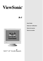 ViewSonic E70B User Manual