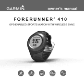 Garmin Forerunner 410 Owner's Manual