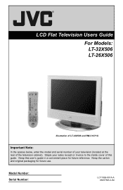 JVC LT-32X506 Instructions