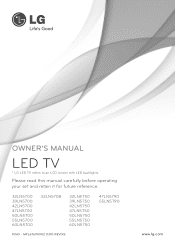 LG 47LN5750 Owners Manual