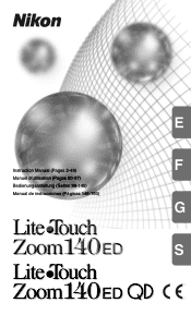 Nikon Zoom 140 ED/QD Instruction Manual