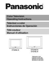 Panasonic CT27SL15 20' Ctv Orion Oem