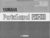 Yamaha PSS-120 Owner's Manual (image)