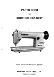 Brother International DB2-B797 Parts Catalog