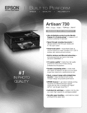 Epson Artisan 730 Product Brochure