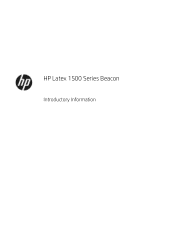 HP Latex 1500 Introductory Information 5