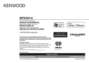 Kenwood DPX301U User Manual
