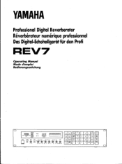 Yamaha REV7 REV7 Owners Manual Image