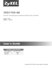 ZyXEL VES1724-55C User Guide