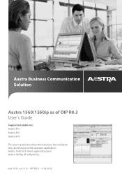 Aastra 1560 User Guide Aastra 1560/1560ip