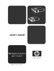 HP L1511A HP Digital Projectors xb31 and sb21 - (English) Owner Manual