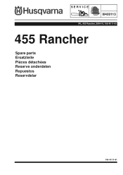 Husqvarna 455 Rancher Parts List