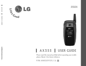 LG LGAX355 Owner's Manual (English)